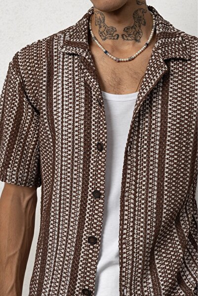Plus Eighteen Ethnic Knitwear Men's Shirt