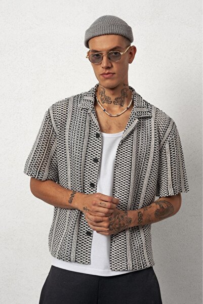 Plus Eighteen Ethnic Knitwear Men's Shirt