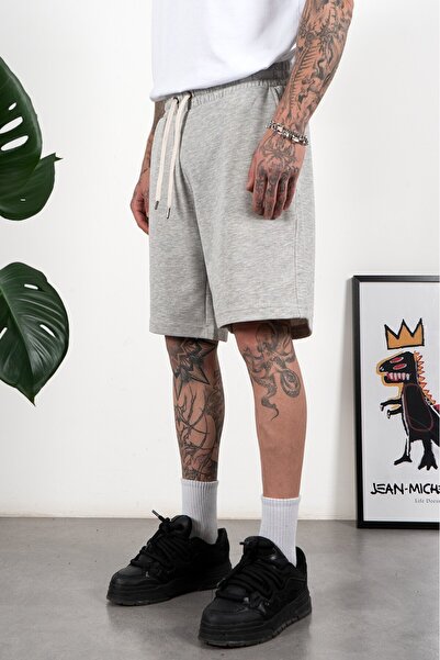 Plus Eighteen Gray Basic Men's Shorts