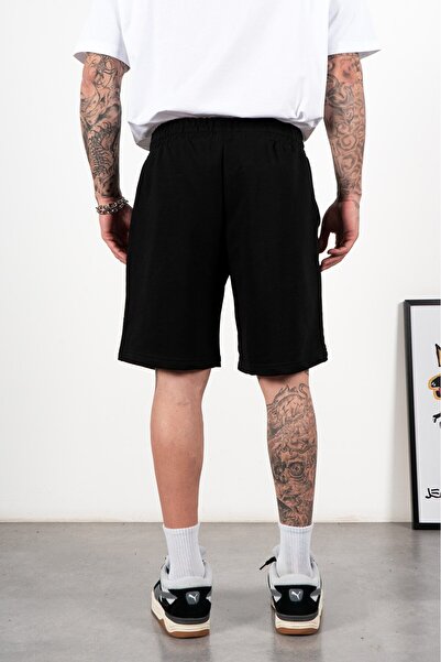 Plus Eighteen Black Basic Men's Shorts