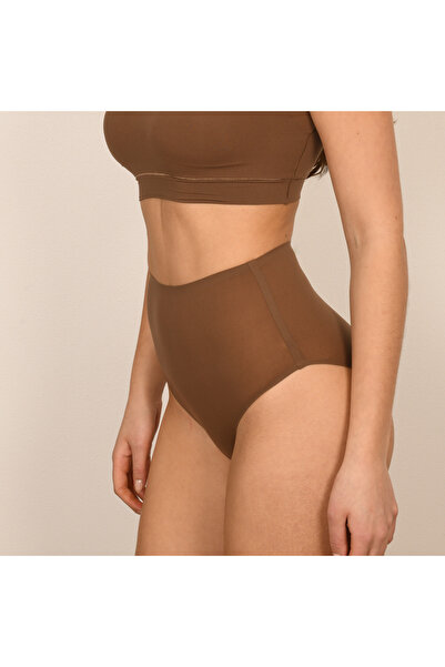 BICCA Σειρά Casey Μοντέλο Άνεσο Ψηλόμεσο Σλιπ Άνετο Εσώρουχο Καφέ