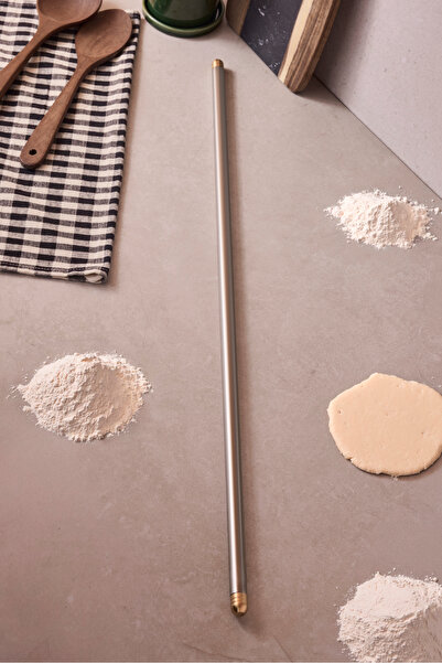 Perotti ProRoll 304 Paslanmaz Çelik Gold Merdane 75 Cm Hamur Oklavası 18/10