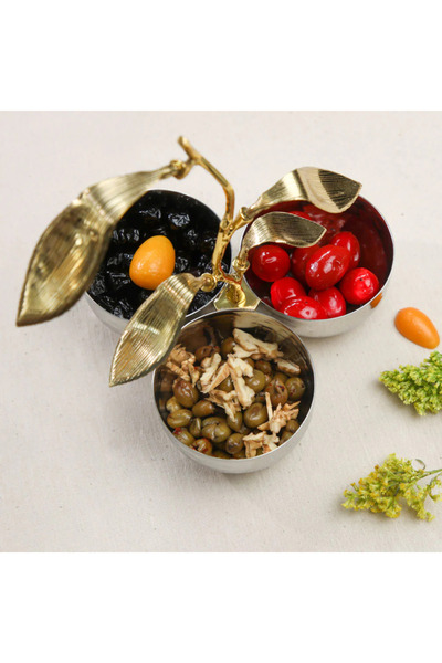 Jumbo LEAF 3LÜ ÇEREZLİK 24X25 CM 12345 500.01.20.0013