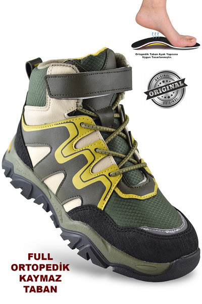 Pinokyo Everest Ортопедичні черевики на липучках для дітей, унісекс Дитячі че...