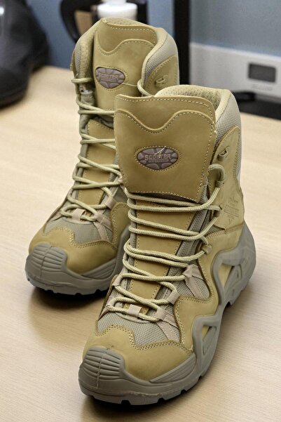 ISPARTALILAR 1490 Ορθοπεδική σόλα ΑΔΙΑΒΡΟΧΗ Γνήσιο δέρμα Ανδρικά παπούτσια Μπότες Στρατιωτικού τύπου