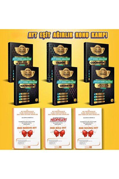 Liyakat Yayınları Ayt Eşit Ağırlık Konu Anlatımı Seti (6’lı Set) -ayt Özel Ha...