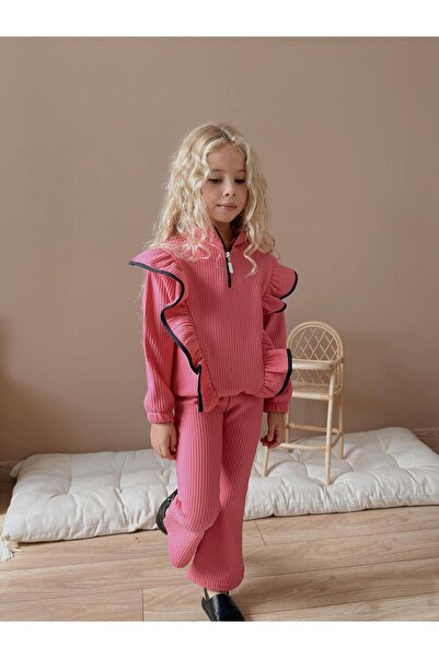 RAPAPA Set de top pentru fete, cu croială subțire, cu jumătate de gât, cu picior evazat 0311-p