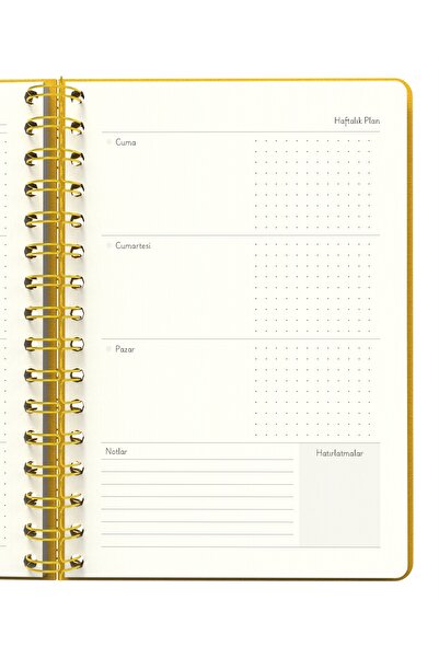 Meli Melek Melimelek Planner Mustard (Paperback) - Ceyda Düvenci