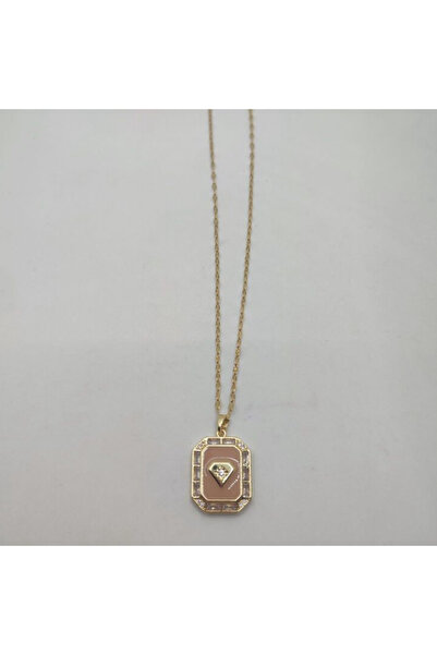 Caseras قلادة من الفولاذ المقاوم للصدأ بتصميم خاص من لولي بلون ذهبي