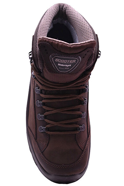 Scooter 1219 Orthopedics ΑΔΙΑΒΡΟΧΟ Δερμάτινο Ανδρικό Μποτάκι (40-45)