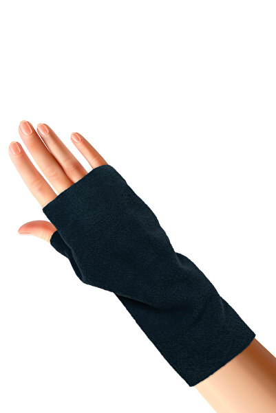 Cottonland Wristie Unisex Fleece Gloves - Fingerless Aviator Blue