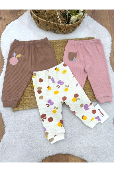 Necix's 223138 Bebek Benekli Uzun 3'lü Alt