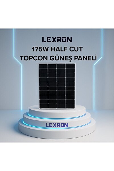 Lexron 175W HALFCUT MONOKRİSTAL GÜNEŞ PANELİ