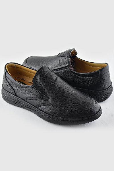 ISPARTALILAR 7575 أحذية رجالية شتوية موسمية من الجلد الطبيعي الناعم ذات نعل لتقويم العظام