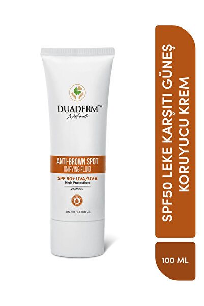 Duaderm Leke Karşıtı Yüksek Koruma Anti-Brown Vücut Güneş Kremi SPF 50+ (Vitamin C + UVA UVB)100ml