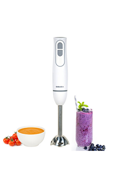 DOMEA 500 W Immersion Hand Blender with Stainless Steel Blades, Turbo Speed Function for Blending, P