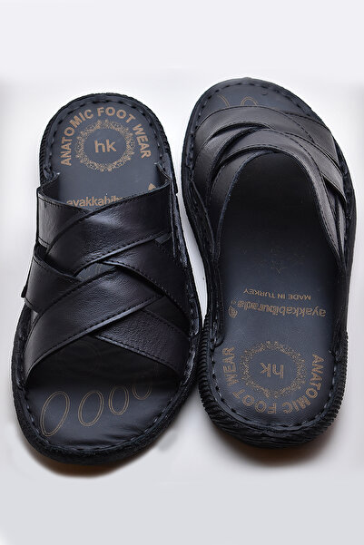 ISPARTALILAR 034 Model Casual Ανδρικές Παντόφλες - Παπούτσια από γνήσιο δέρμαBurada