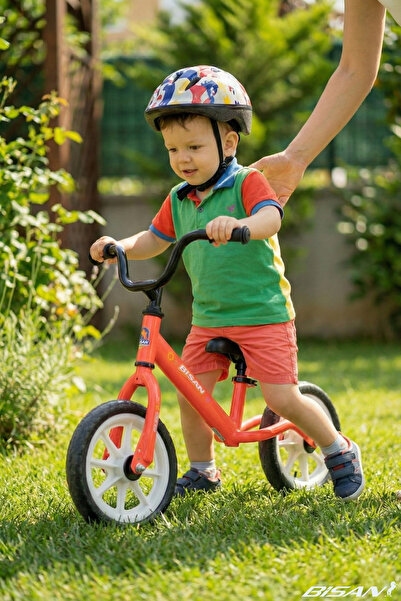 Bisan B-BIKE Çocuk Denge Bisikleti 2-4 Yaş Vitessiz Kadro Boyu 15 Cm 12 Jant Teker Çapı - Neon Turuncu