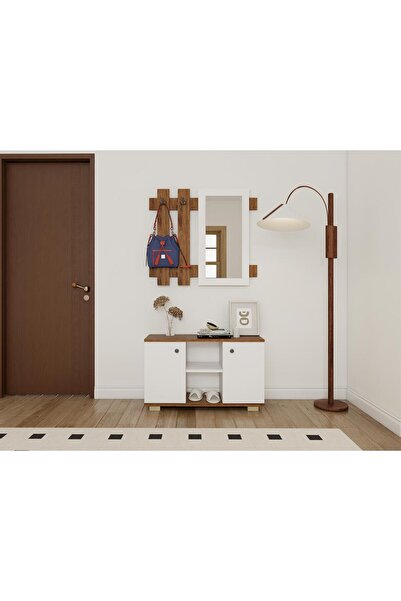 Masif Market Sarissa Ayakkabı Dolabı/Askılık/Antre Dolap-Amalfi.-Byz