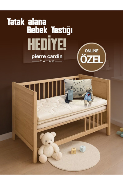 Pierre Cardin BabySoft Organik Bebek Sünger Yatağı 9 CM