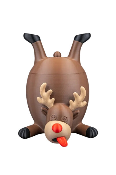 Laraheiser 20cm Standing Deer Candy Bowl - Funny Christmas Decoration Storage...