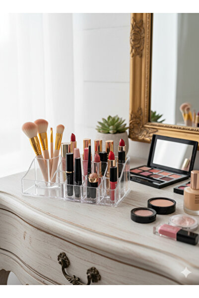Tercih Home Makyaj Ürün Düzenleyicisi Organizer Takı Kutusu MASAÜSTÜ DÜZENLEY...