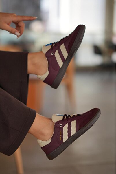 SOLAZER Women's White Orthopedic Sole Line Detailed Casual Sneaker 057