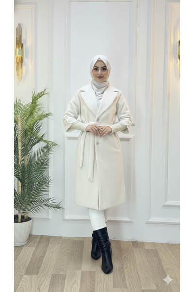 Tebrikler tekstil νέο σεζόν γυναικείο χειμερινό μίντι παλτό μοντέλο G3446