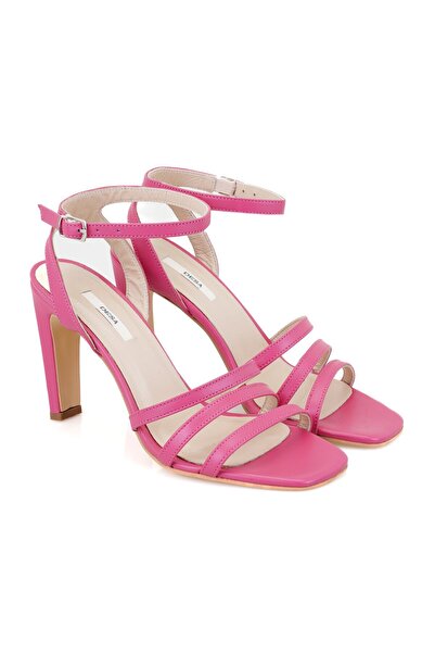 Desa Kadın Pembe Deri Abiye Sandalet