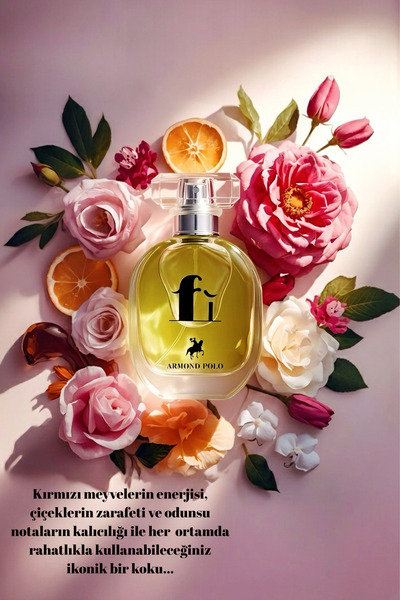Armond Polo Fi Kadın Parfüm 50 ml "Çiçeksi, Odunsu" Frenk Üzümü Nektarı, Mayıs Gülü, Misk