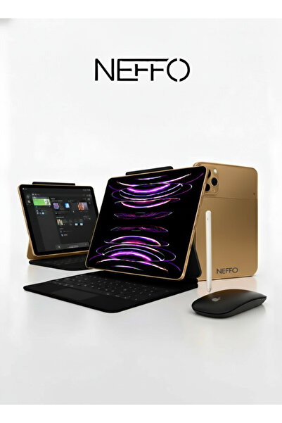 NEFFO 17 Pro Max Tablet |10.1” FHD Ekran, 8000 mAh Batarya + Klavye + Mause + Kalem