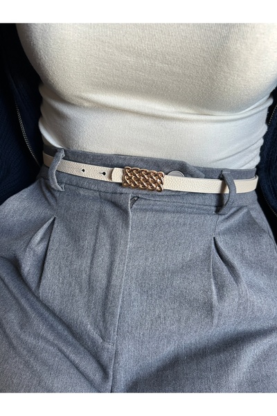 LİA KEMER حزام نسائي ذهبي اللون من ماتي ديزاين، حزام للسترة، حزام للملابس، حز...