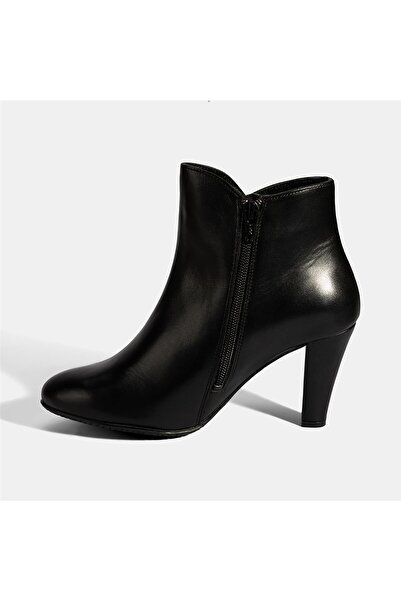 Desa Women's Black Desacomfort Leather Heeled Chelsea Boots