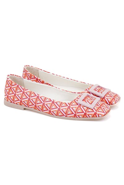 Desa Kadın Kırmızı Monogram Babet