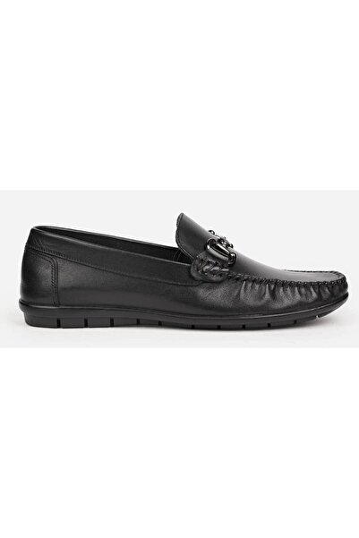Pierre Cardin 90146 Black Men's Loafer Casual Leather Shoes