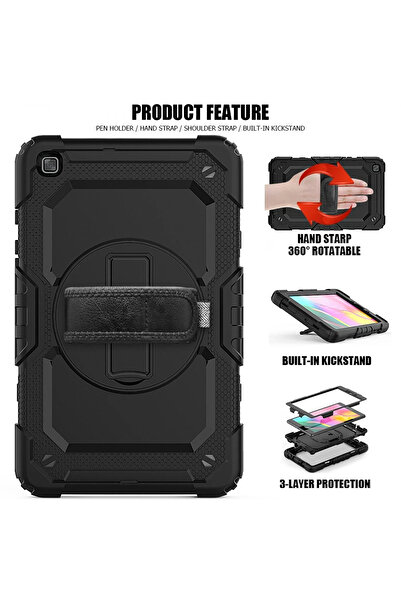 NewFace غطاء تابلت RDBYDN لجهاز سامسونج جالاكسي T290 تاب A 8 (171208) - أسود