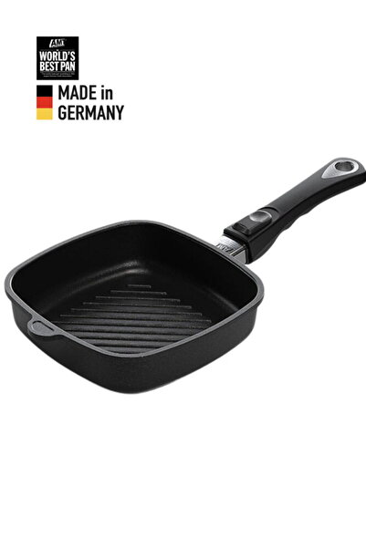 AMT Gastroguss Amt Kare Izgara Tava - (Çap: 28x28cm Derinlik: 5cm ) E285g