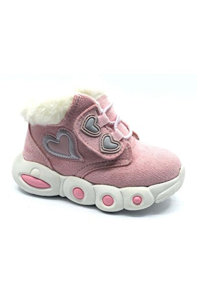KOCAMANLAR Cool Lici First Step Baby Orthopedic Children's Baby Boots Powder