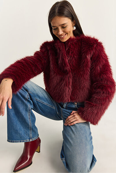 Bianco Lucci Women's Faux Fur Lined Coat 38119 60251968