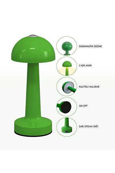 ZENLİGHT Mantar Masa Lambası