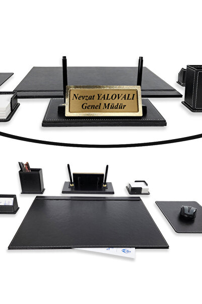 prozenis Yenice Sümen Takımı Altın Renk İsimlikli Çift Kalemli Siyah Yeni İş ...