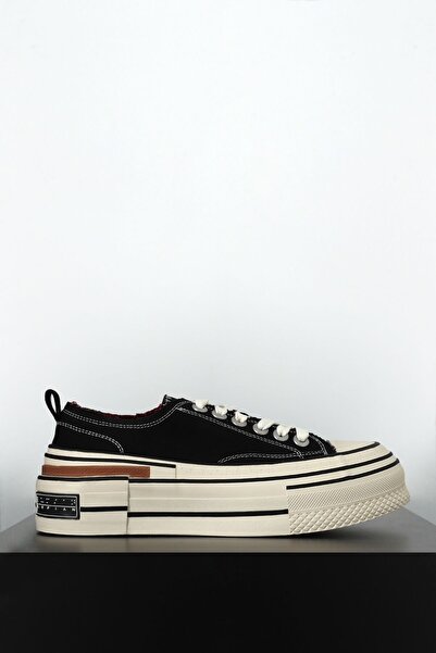 Lufian 121230039 Elena Canvas Unisex Sneaker Shoes Black