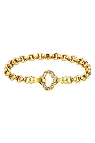 Sense of Atelier Vclf Lien Dore Clover Bracelet