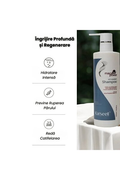 Karseell Anti-Dandruff Shampoo 500ML with Argan Oil, Plant Extracts, and Vitamin E