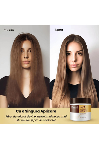 Karseell Karseell Collagen Hair Care Set – Mask 500ml, Shampoo 500ml and Oil 50ml