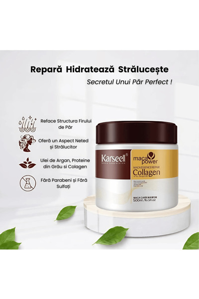 Karseell Karseell Hair Care Set – Collagen Mask 500ml and Moroccan Argan Oil 50ml