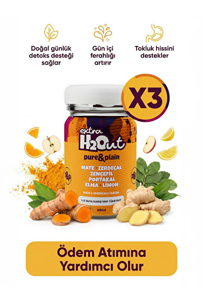 H2Out Mate Bitkisel Konsantre 60 ml | Su Dengeleyici – Detoks ve Zindelik Destekli