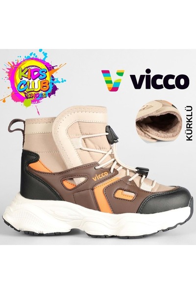 Vicco 943.P25K.502 Cizme ușoare și confortabile pentru băieți, bej, Tog