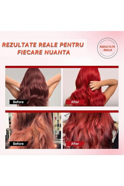 Karseell Red Hair Mask - Hydrating & Revitalizing, Fixes Color and Restores Shine, 500ml