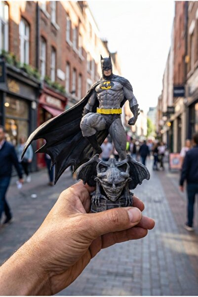 Batman Eselya3d Figür-Gotham -Hediyelik Biblo-Fanart -20cm